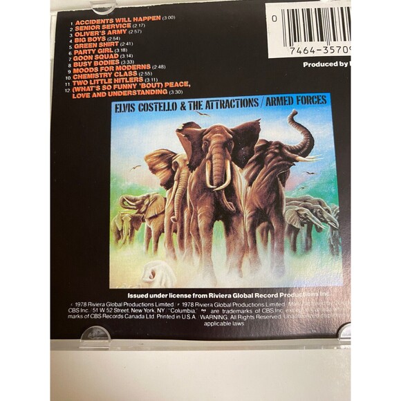 CD Elvis Costello Armed Forces - Picture 3 of 6